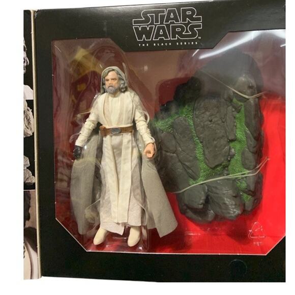 NEW! Star Wars Black Series Luke Skywalker Jedi Master Deluxe Set Sealed Figure - Picture 6 of 7